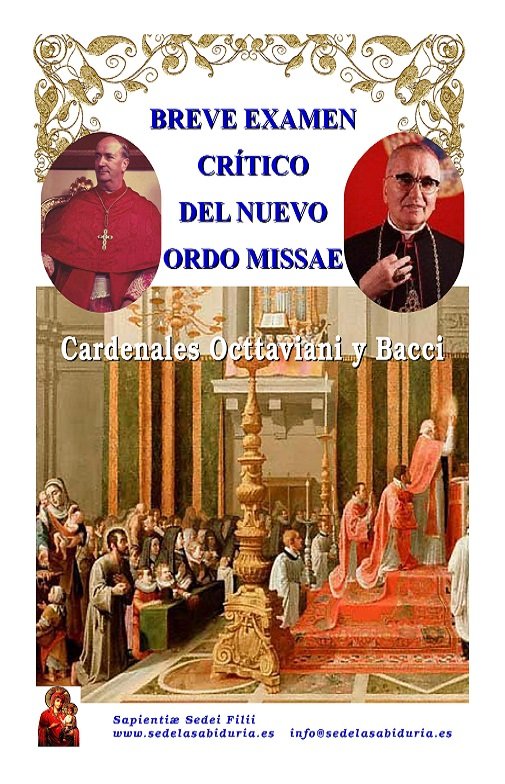 Breve Examen Crítico del Novus Ordo Missae